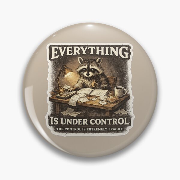 Item preview, Everything Is Under Control Raccoon Funny Wildlife Design designed and sold by ChirpInc.