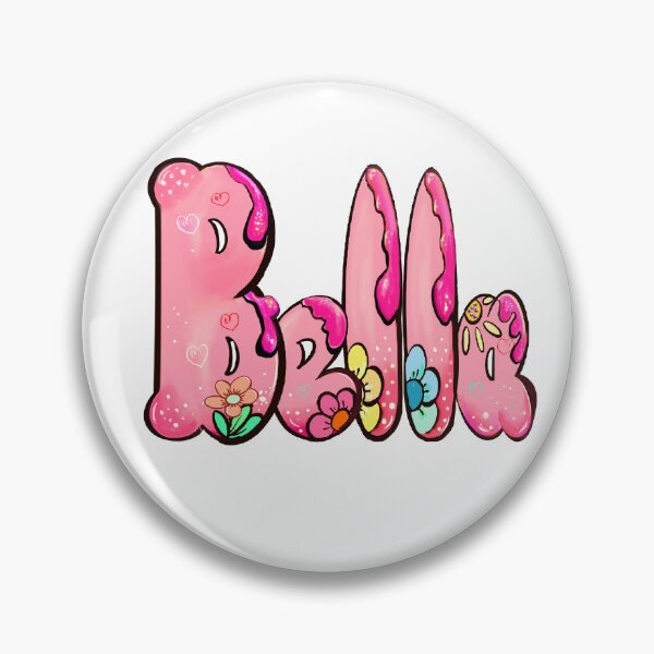 Item preview, Bella The Top 10 best personalized gifts Isabel Isabella Izabel pink floral personalised Graffiti name Bella designed and sold by Artonmytee.