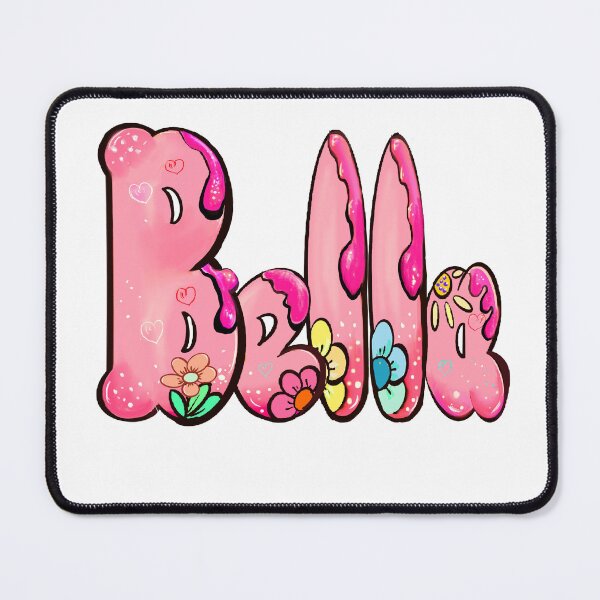 Item preview, Bella The Top 10 best personalized gifts Isabel Isabella Izabel pink floral personalised Graffiti name Bella designed and sold by Artonmytee.