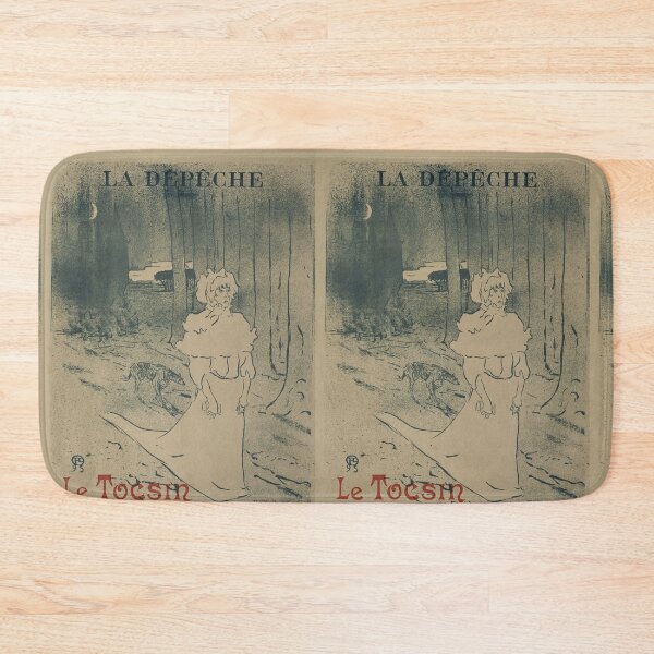Item preview, La Dépêche Le Tocsin by Henri de Toulouse-Lautrec | Moody Art Nouveau Vintage Poster Print designed and sold by artofuniverse.