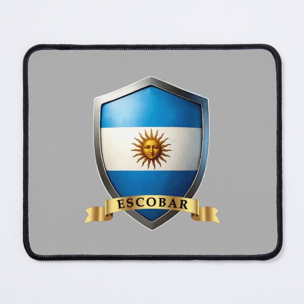 Item preview, Escobar Argentina Heritage Emblem Shield designed and sold by Highlandkings.