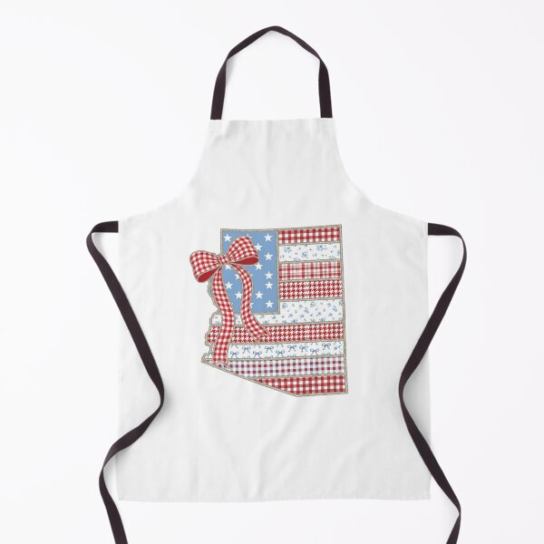 Item preview, Cute Patriotic Arizona Map with Red Gingham Bow designed and sold by Paper Drip.