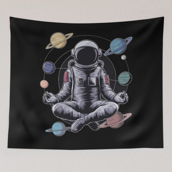 Item preview, Floating Astronaut Cosmos designed and sold by SiarheiYur.