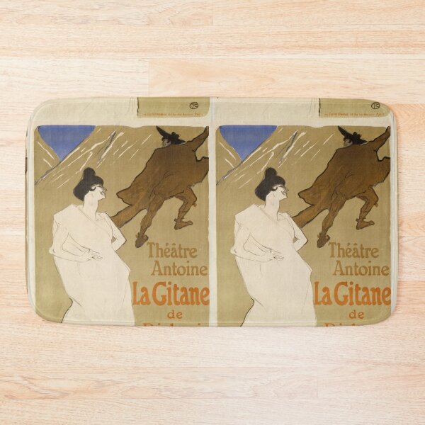 Item preview, La Gitane Théâtre Antoine by Henri de Toulouse-Lautrec | Vintage Art Nouveau Theater Poster Print designed and sold by artofuniverse.