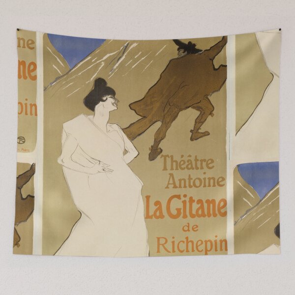 Item preview, La Gitane Théâtre Antoine by Henri de Toulouse-Lautrec | Vintage Art Nouveau Theater Poster Print designed and sold by artofuniverse.