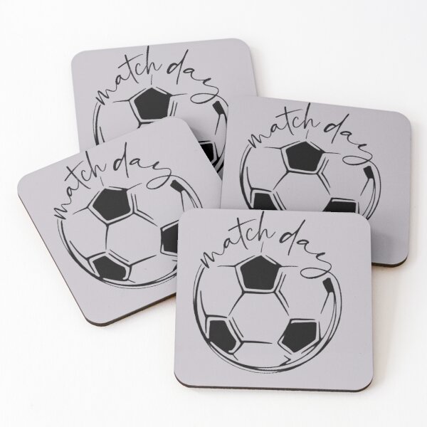 Item preview, Minimalist Football Match Day Hand - Drawn Soccer Ball  designed and sold by digitalbob60.