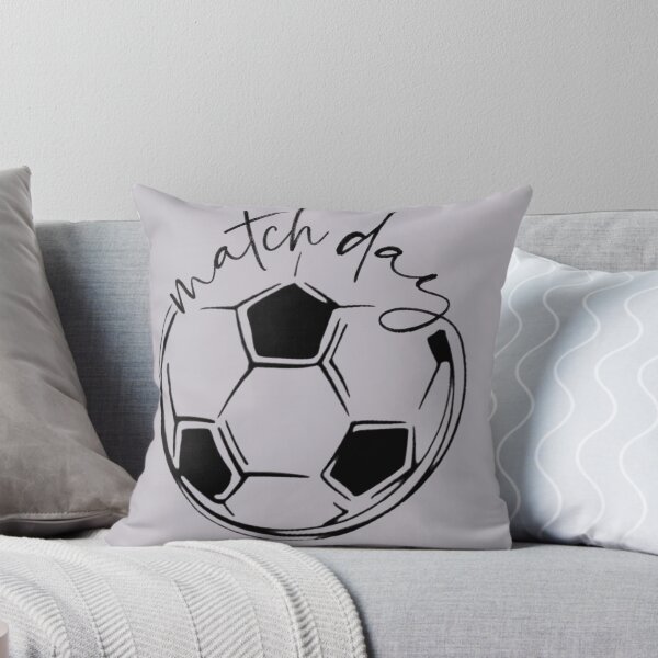 Item preview, Minimalist Football Match Day Hand - Drawn Soccer Ball  designed and sold by digitalbob60.