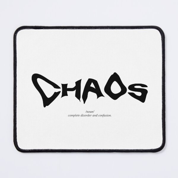 Item preview, Distorted Chaos Typography designed and sold by NOISEFORM.
