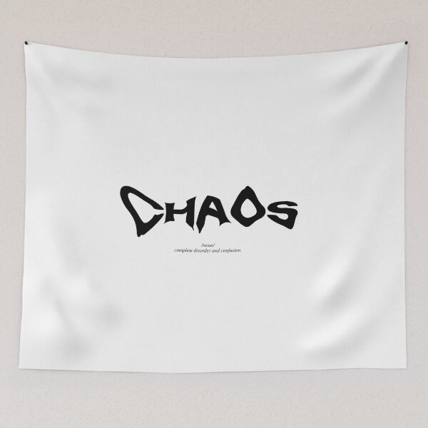 Item preview, Distorted Chaos Typography designed and sold by NOISEFORM.