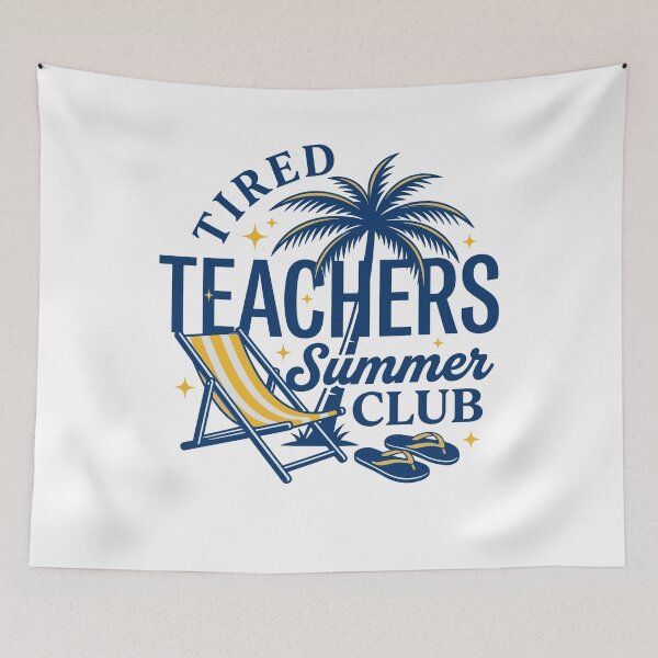 Item preview, Tired Teachers Summer Club Last Day of School designed and sold by KroghDs.