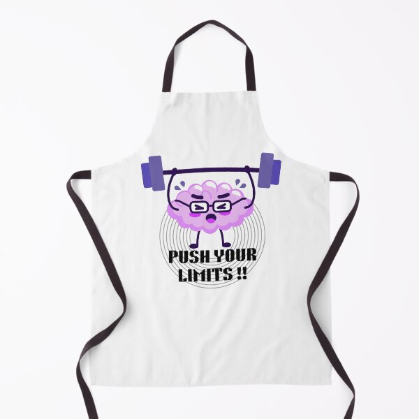 Item preview, Push Your Limits Brain Gym Design, Funny Motivational Workout Art designed and sold by Palette _Vibes.
