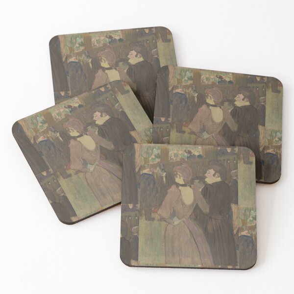 Item preview, La Goulue and Her Sister by Henri de Toulouse-Lautrec | Vintage Paris Cabaret Art Print designed and sold by artofuniverse.