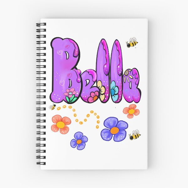 Item preview, Bella The Top 10 best personalized gifts Isabel Isabella Izabel purple floral honey bees personalised Graffiti name Bella designed and sold by Artonmytee.