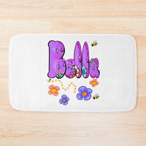 Item preview, Bella The Top 10 best personalized gifts Isabel Isabella Izabel purple floral honey bees personalised Graffiti name Bella designed and sold by Artonmytee.