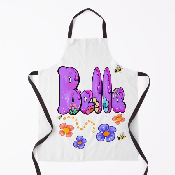 Item preview, Bella The Top 10 best personalized gifts Isabel Isabella Izabel purple floral honey bees personalised Graffiti name Bella designed and sold by Artonmytee.