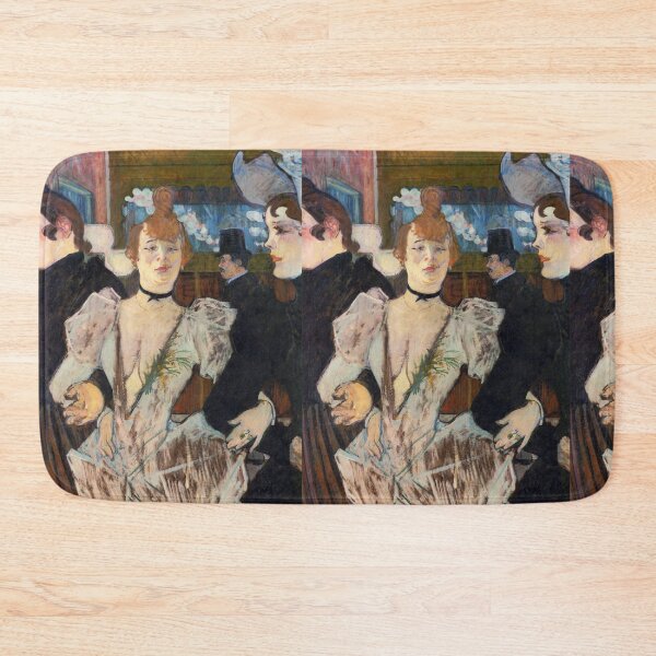 Item preview, La Goulue Arriving at the Moulin Rouge by Henri de Toulouse-Lautrec | Vintage Belle Époque Paris Cabaret Art Print designed and sold by artofuniverse.