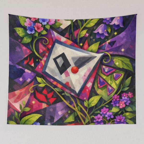 Item preview, Botanical Abstract Fusion | Geometric Garden Dreamscape designed and sold by LuxuryApparels.