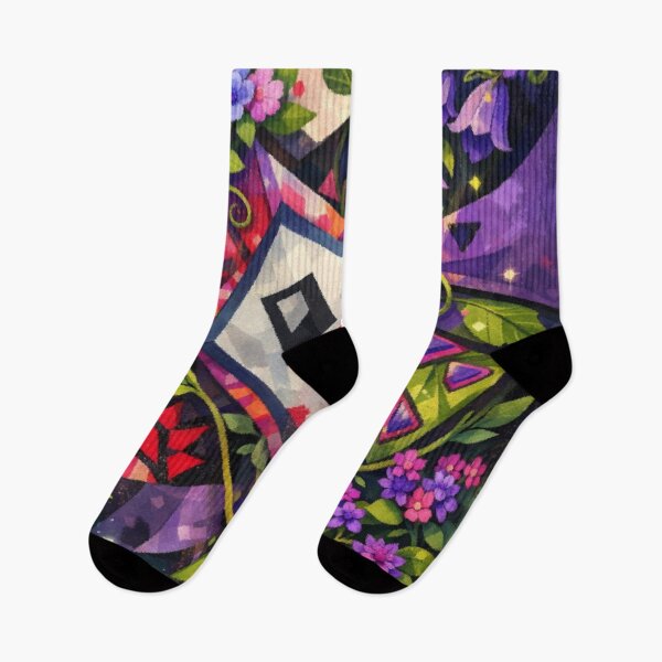 Item preview, Botanical Abstract Fusion | Geometric Garden Dreamscape designed and sold by LuxuryApparels.