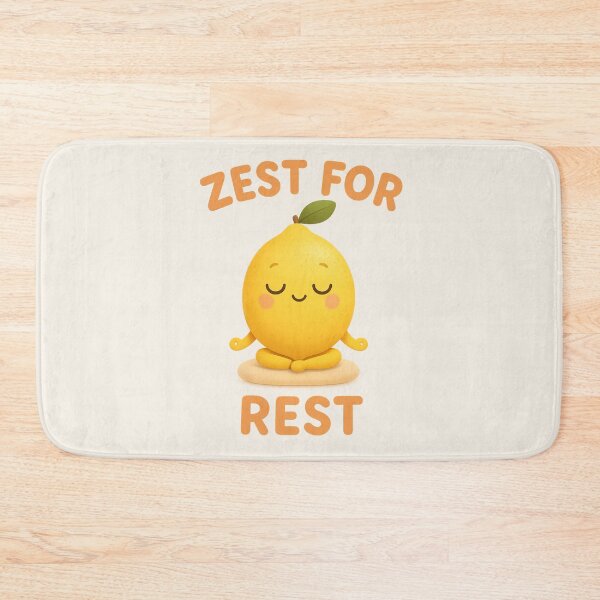Item preview, Zest for Rest Cute Meditating Lemon | Kawaii Citrus Art designed and sold by PopCulturePixel.