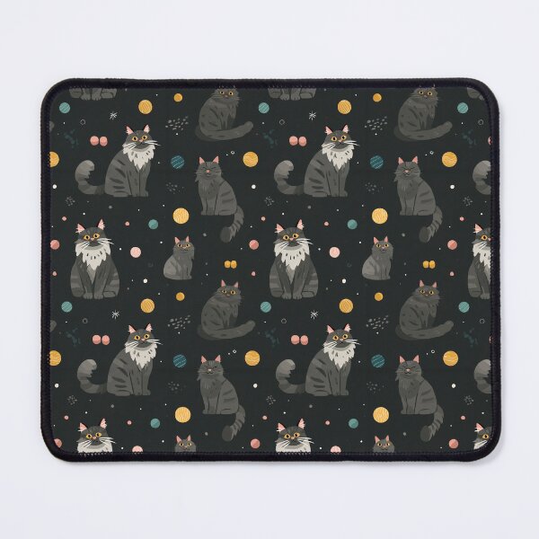 Item preview, Majestic Maine Coons | Maine Coon Seamless Pattern designed and sold by sundayclay.