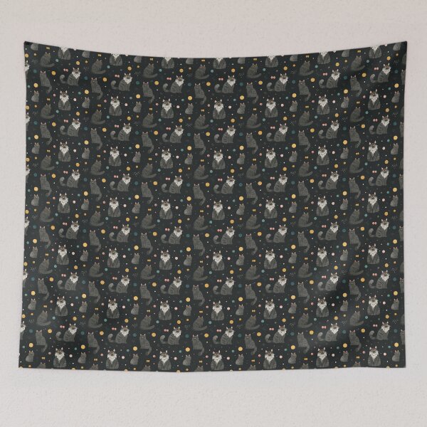 Item preview, Majestic Maine Coons | Maine Coon Seamless Pattern designed and sold by sundayclay.