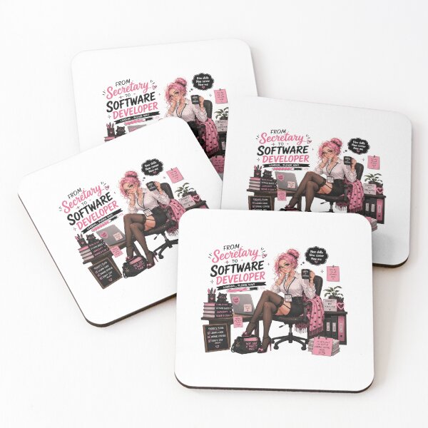 Item preview, Secretary Programmer Girl – Funny Coding designed and sold by YamiSociety.