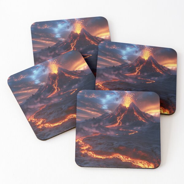 Item preview, Eternal Lava Eruption Landscape designed and sold by QuantumDrift.