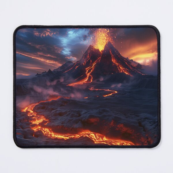 Item preview, Eternal Lava Eruption Landscape designed and sold by QuantumDrift.