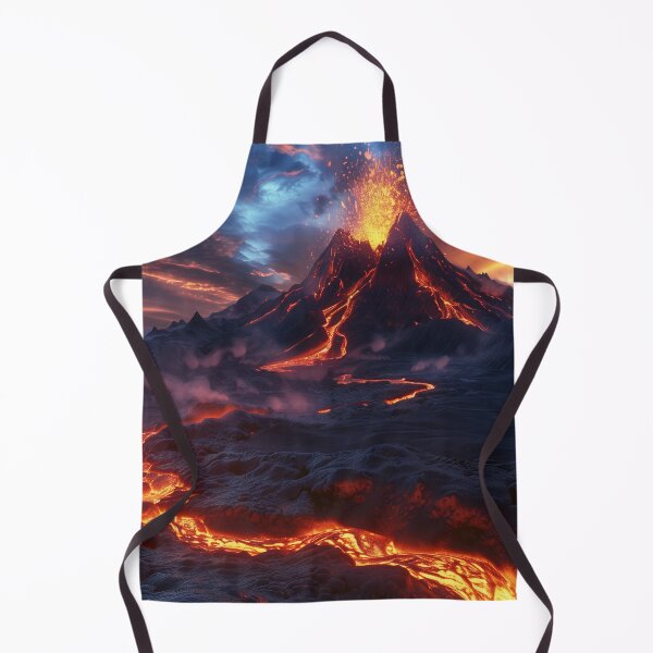 Item preview, Eternal Lava Eruption Landscape designed and sold by QuantumDrift.