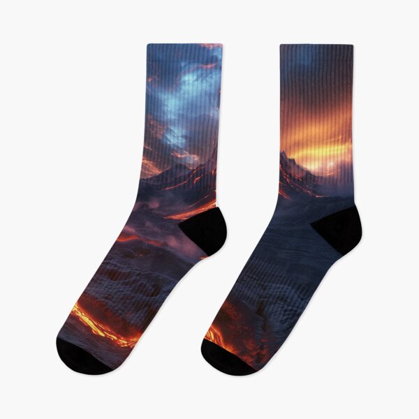 Item preview, Eternal Lava Eruption Landscape designed and sold by QuantumDrift.