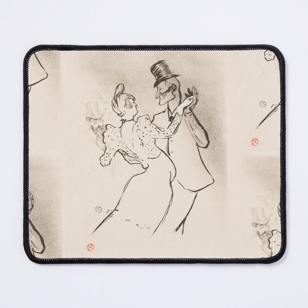 Item preview, La Goulue the Glutton by Henri de Toulouse-Lautrec | Vintage Belle Époque Dance Art Print designed and sold by artofuniverse.