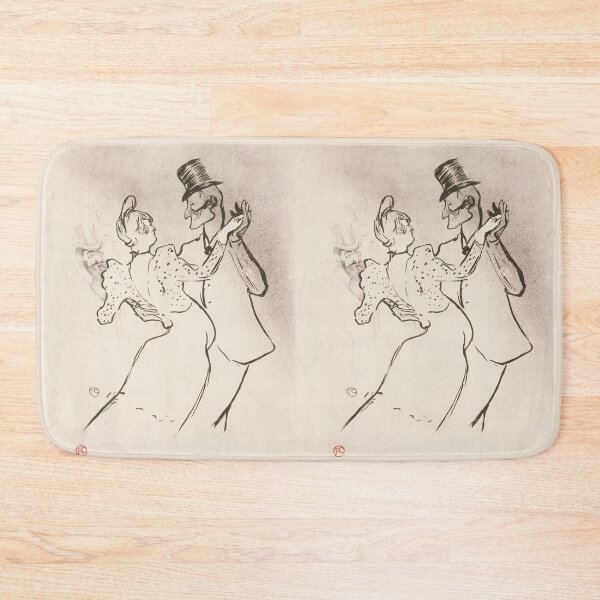 Item preview, La Goulue the Glutton by Henri de Toulouse-Lautrec | Vintage Belle Époque Dance Art Print designed and sold by artofuniverse.