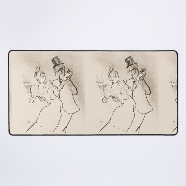 Item preview, La Goulue the Glutton by Henri de Toulouse-Lautrec | Vintage Belle Époque Dance Art Print designed and sold by artofuniverse.