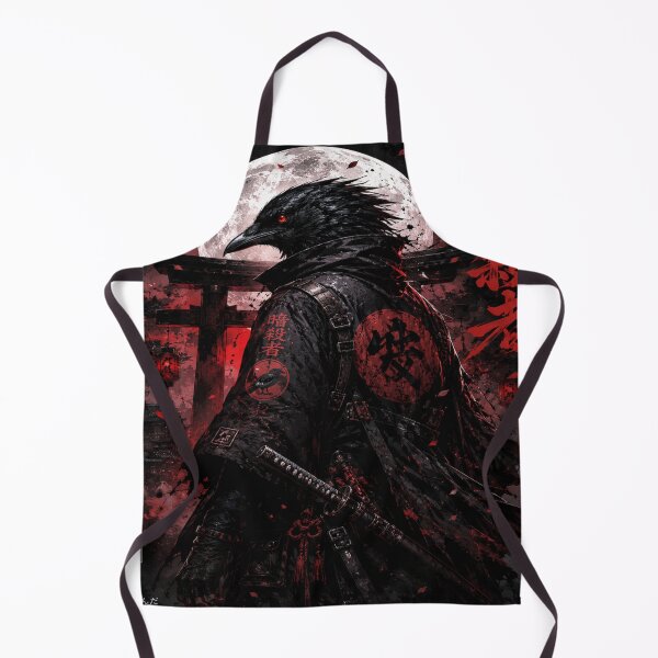 Item preview, Oni Crow Assassin – Dark Japanese Streetwear Anime Design designed and sold by UnknownFrame.