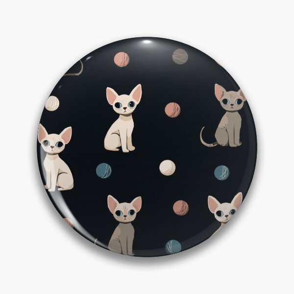 Item preview, Dashing Devon Rexes | Devon Rex Seamless Pattern designed and sold by sundayclay.