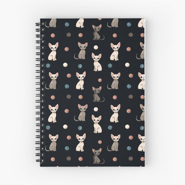 Item preview, Dashing Devon Rexes | Devon Rex Seamless Pattern designed and sold by sundayclay.