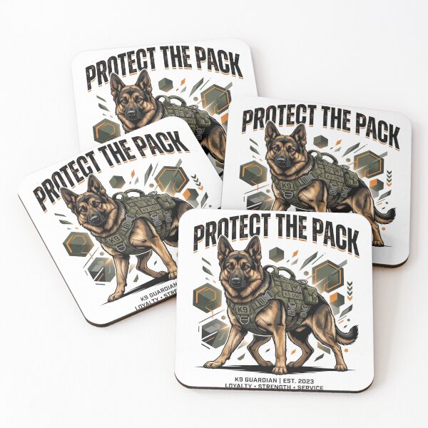 Item preview, German Shepherd Protect The Pack Design designed and sold by pradeepvisuals.