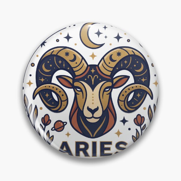 Item preview, Vintage Aries Zodiac Sign Mystical Aesthetic Art designed and sold by Wittylayer.