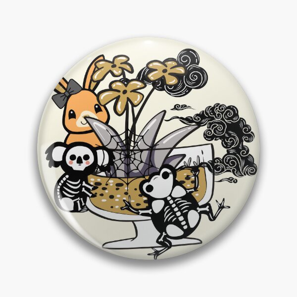 Item preview, Spooky Garden with Skeleton Koala and Frog designed and sold by Kanniax.