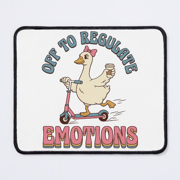 Item preview, Off to Regulate Emotions Retro Goose Scooter designed and sold by KroghDs.