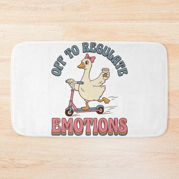 Item preview, Off to Regulate Emotions Retro Goose Scooter designed and sold by KroghDs.
