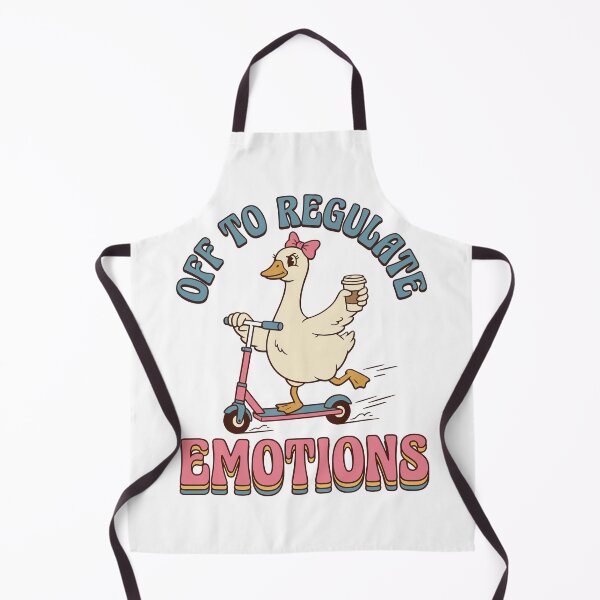 Item preview, Off to Regulate Emotions Retro Goose Scooter designed and sold by KroghDs.