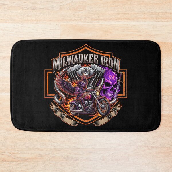 Item preview, Milwaukee Iron Harley Davidson Dark Biker Aesthetic Graphic designed and sold by enzoade.