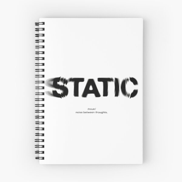 Item preview, Static Distorted Typography designed and sold by NOISEFORM.