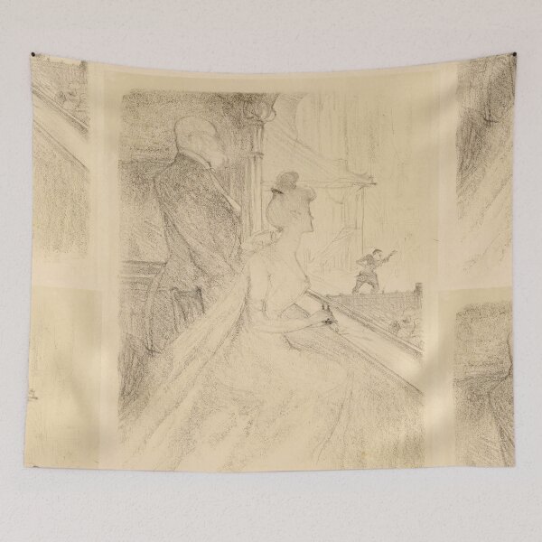Item preview, La Loge at a Performance of Faust by Henri de Toulouse-Lautrec | Vintage Belle Époque Theatre Art Print designed and sold by artofuniverse.
