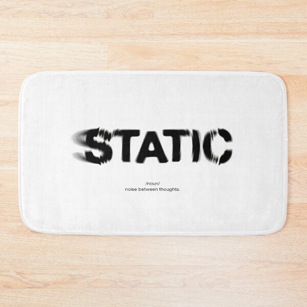 Item preview, Static Distorted Typography designed and sold by NOISEFORM.