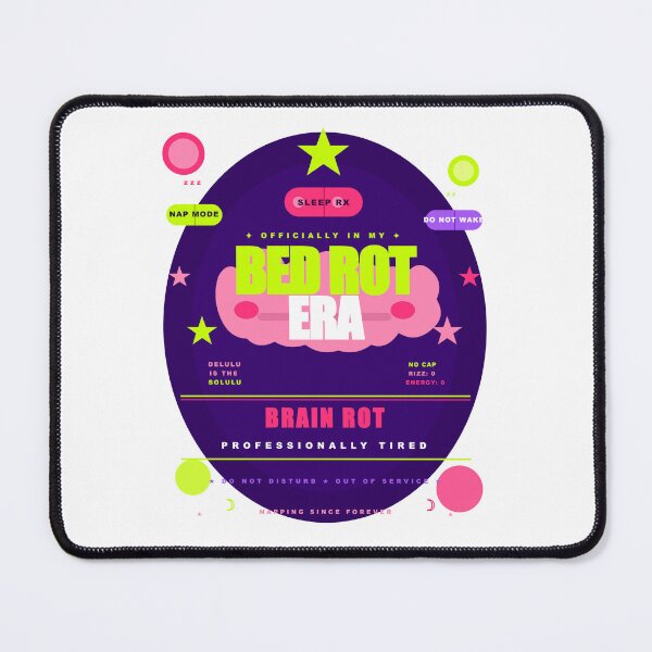 Item preview, Bed Rot Era Brain Rot Delulu Funny Gen Z Humor Gift designed and sold by Mega-Shopping.