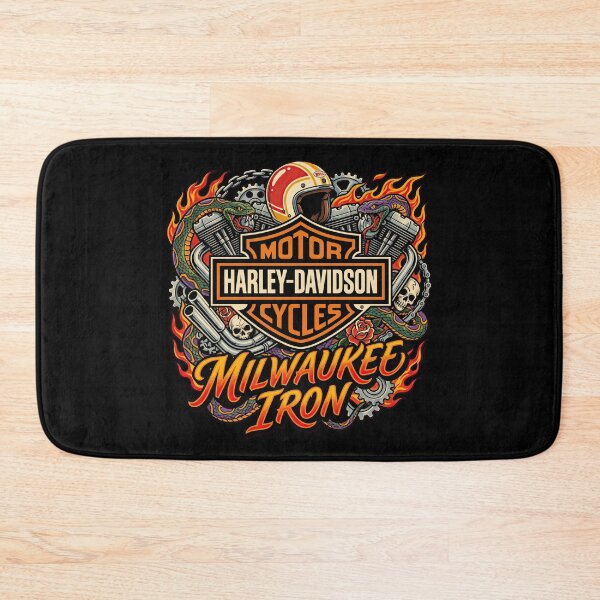 Item preview, Milwaukee Iron Harley Davidson American Motorcycle Culture Design designed and sold by enzoade.
