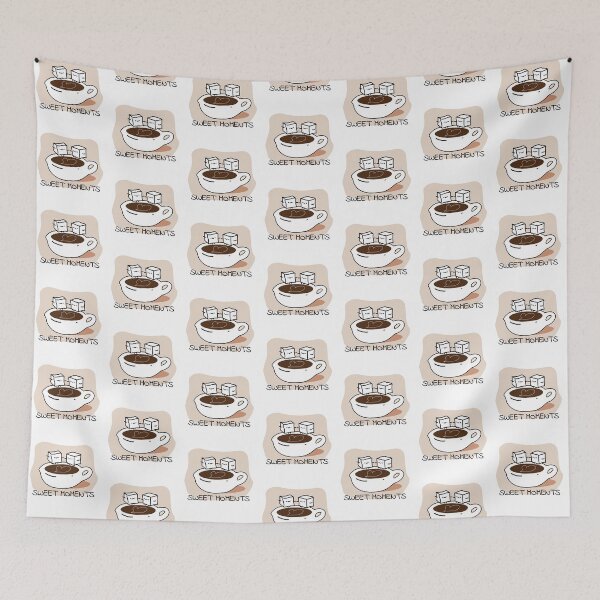 Item preview, Sweet Moments - Cute Kawaii Coffee Love Doodle designed and sold by JOCSTOCK.