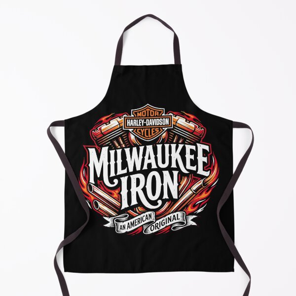 Item preview, Milwaukee Iron Harley Davidson Retro Highway Artwork designed and sold by enzoade.